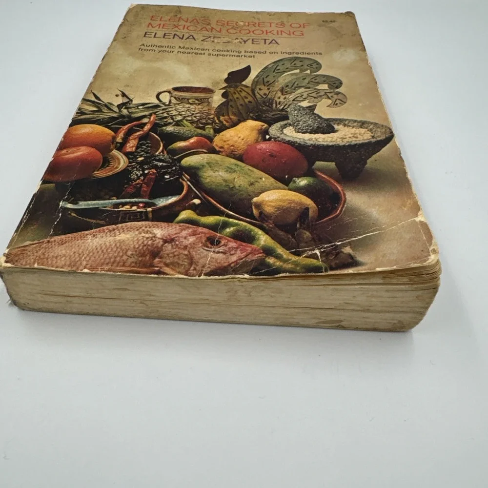 Elena's Secrets Of Mexican Cooking by‎ Elena Zelayeta 1958 Soft Cover Well Loved